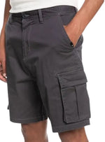 Review Mens Relaxed - Cargo Shorts - Dark Grey