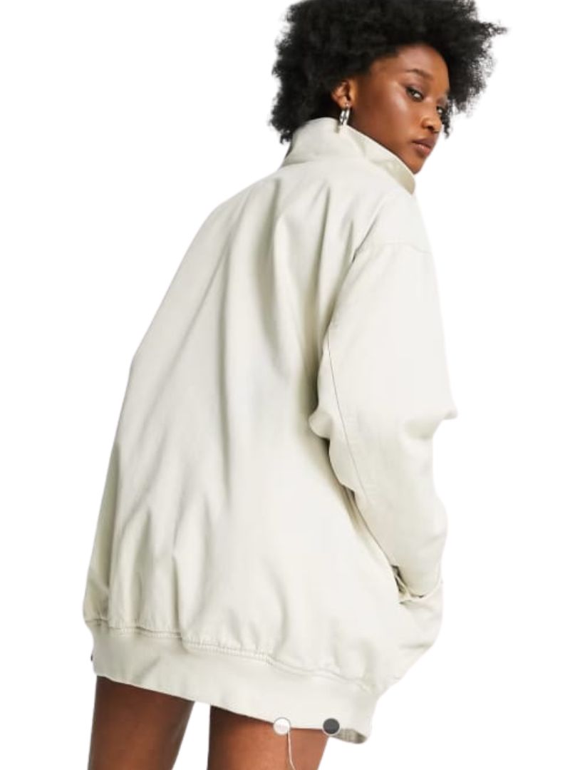 Asos Design Ladies Longline Jacket - Beige
