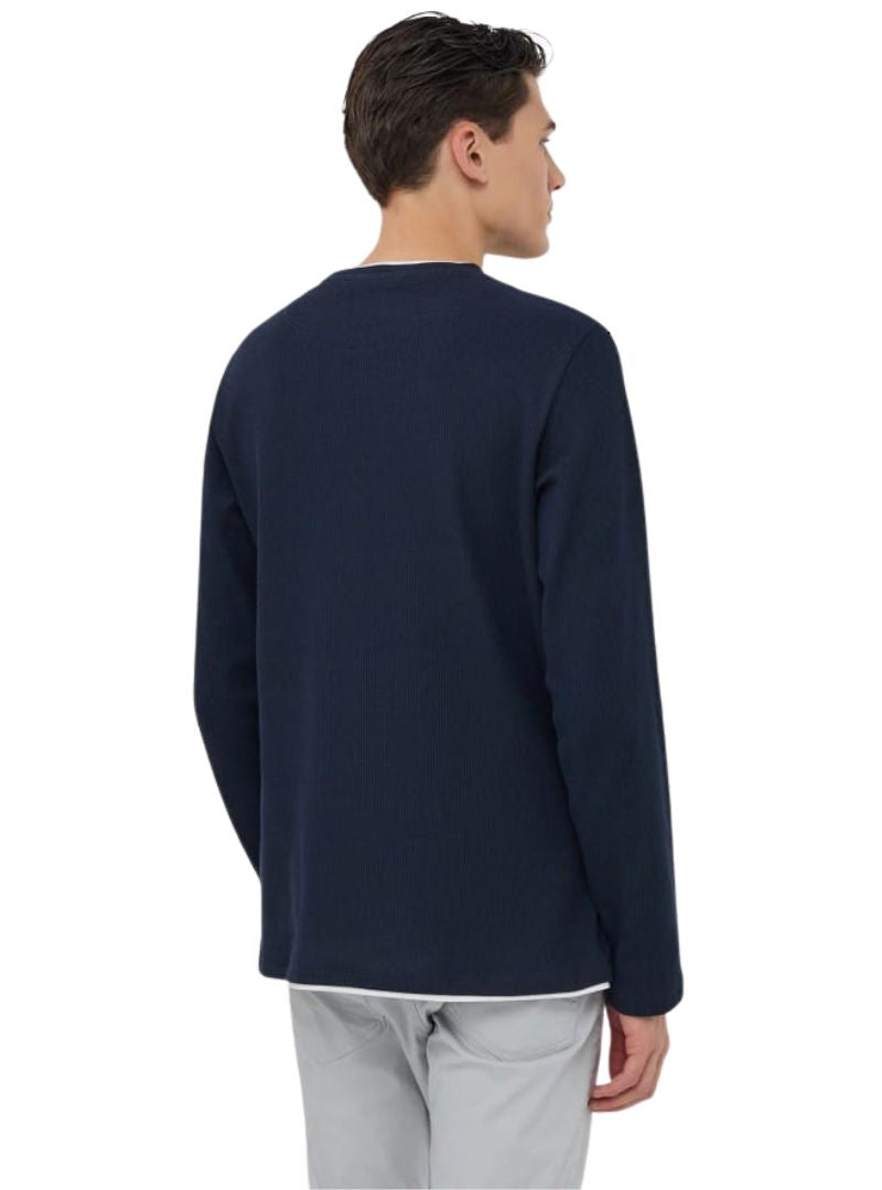 Terranova Mens Knit Top - Navy