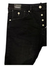 Gabbia Denim Mens Basic Fade Jeans - Black
