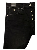Gabbia Denim Mens Basic Fade Jeans - Black