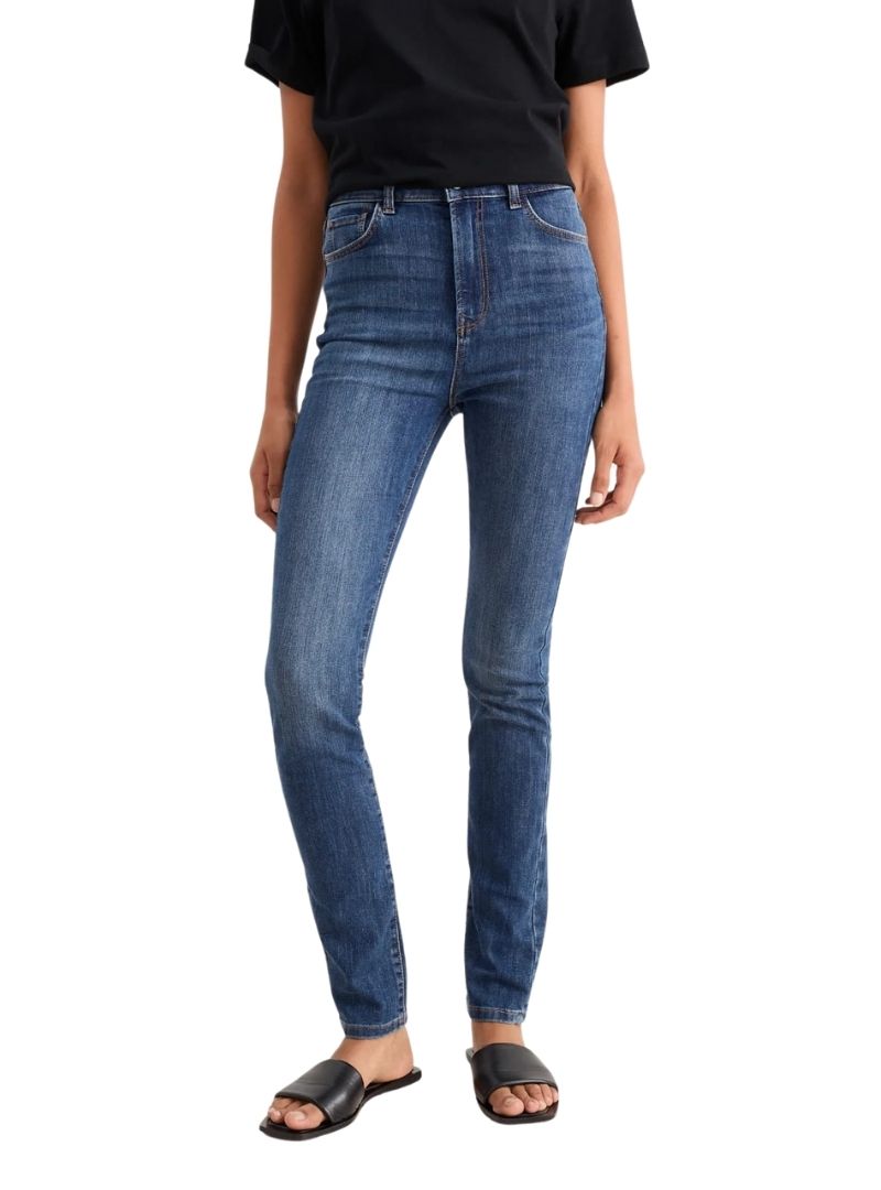 HIGH WAIST SLIM FIT DENIM