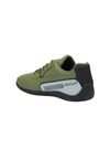 Urbanart Mens Copa 1 Faux Leather Sneaker - Olive