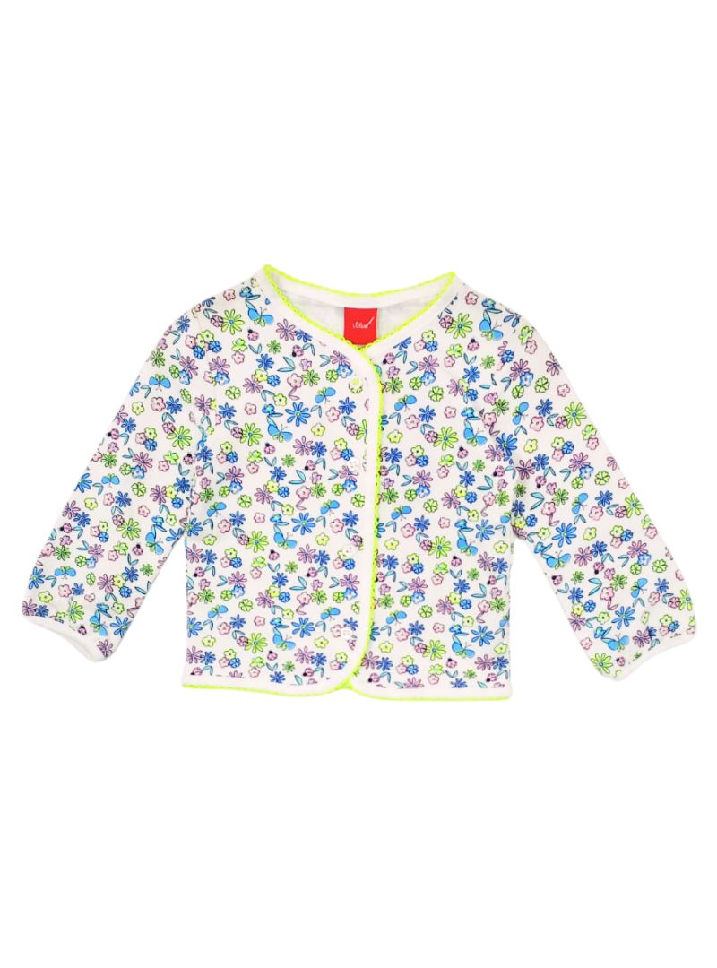 KIDS FLORAL PRINT FLEECE