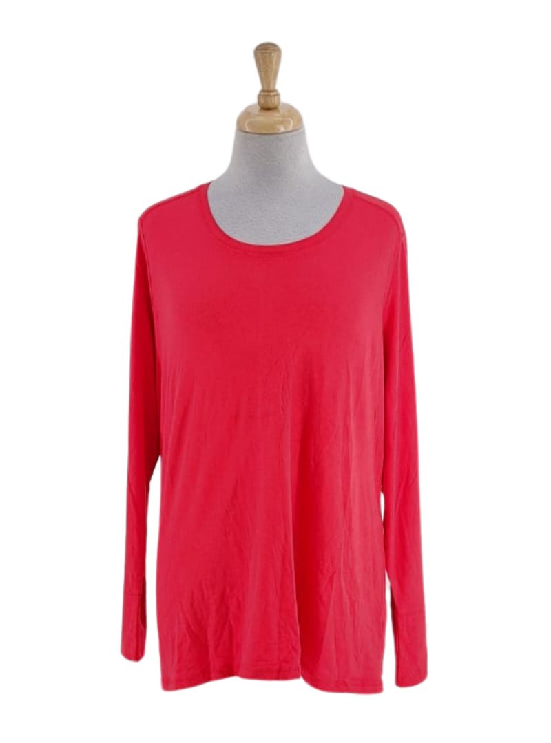 BASIC SOLID LONG SLEEVE TEE
