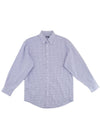 CHECKERD TAILOR FIT LONG SLEEVE SHIRT