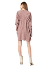 Missguided Ladies Check Dress - Pink/Brown