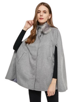 SOFT WELL WOOL CAPE