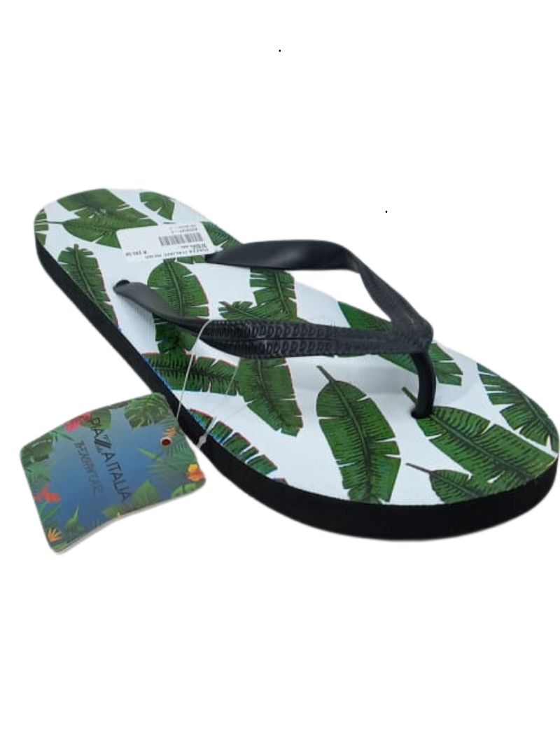 DETAILED PRINT FLIP FLOP SANDALS