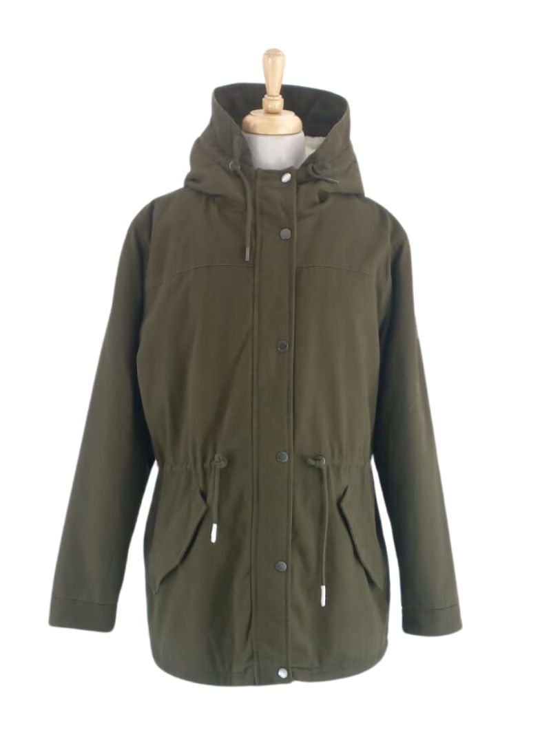 MILITARY LOOK PARKA JACKET