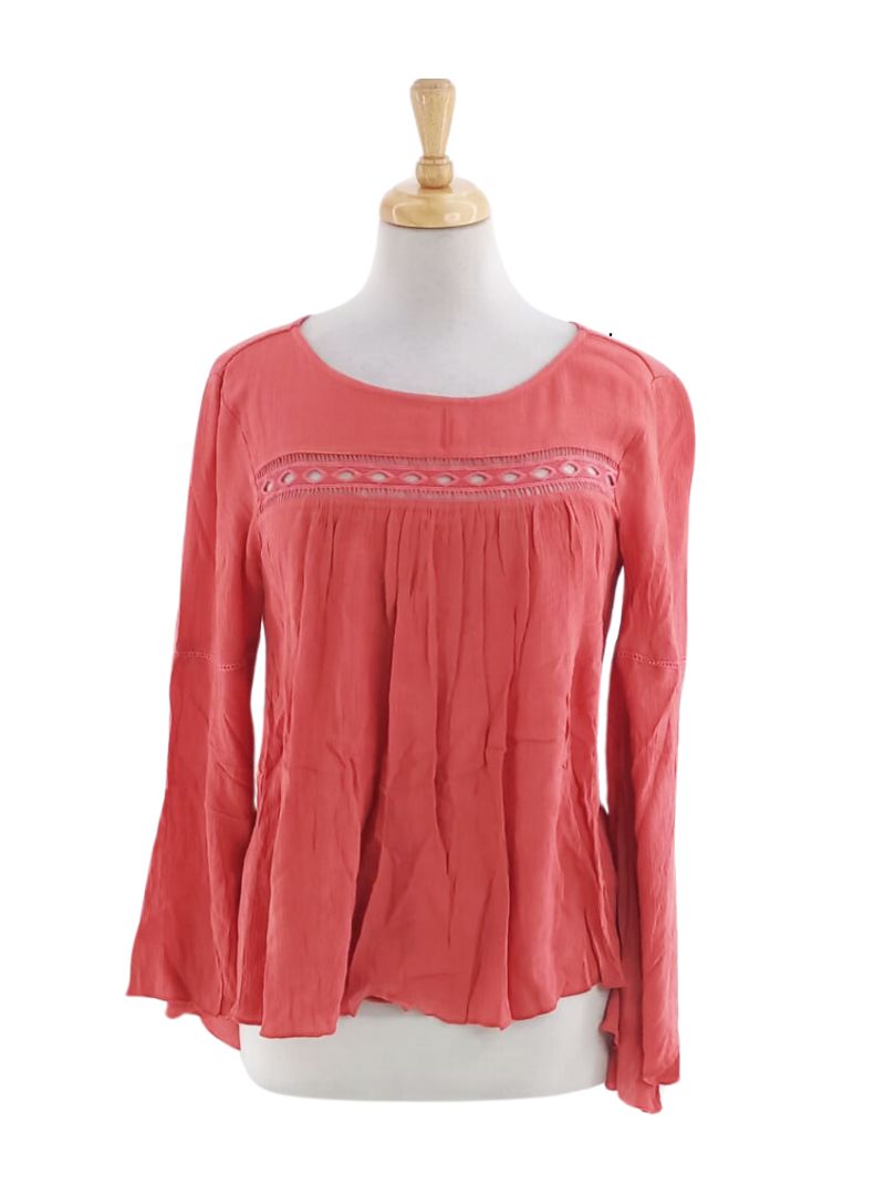 RELAXED FIT DETAILED BLOUSE