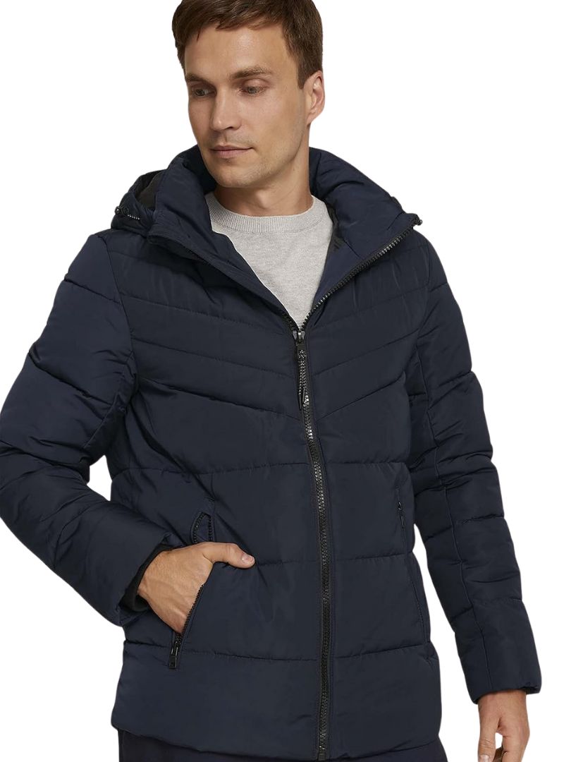HOODED PUFFER JACKET