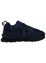 Urbanart Mens Play 1 Faux Nubuck Mesh Sneaker - Navy