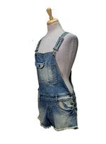 Inside Ladies Shorts Denim Dungaree - Blue
