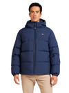 Tommy Jeans Winter Jacket 'Essential' in Marine Blue