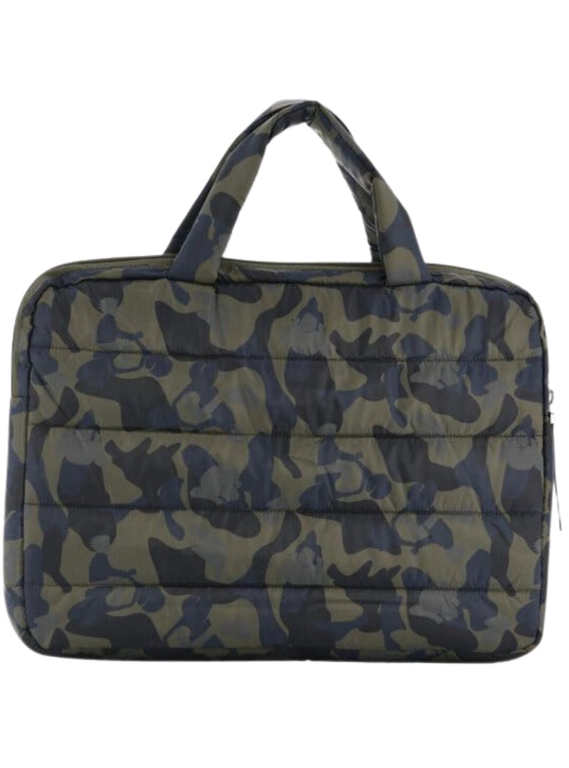 DETAIL MILITAIRE PRINT BAG