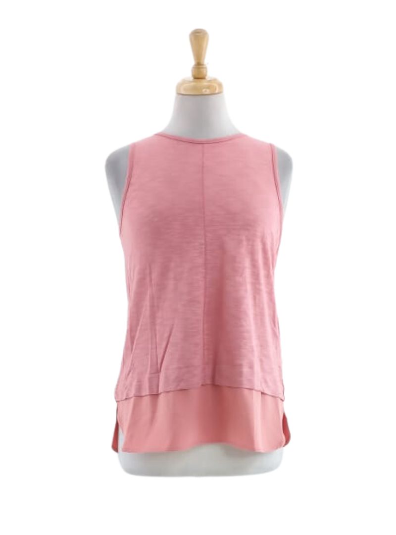 HALTER NECK EXPOSED HEM TOP