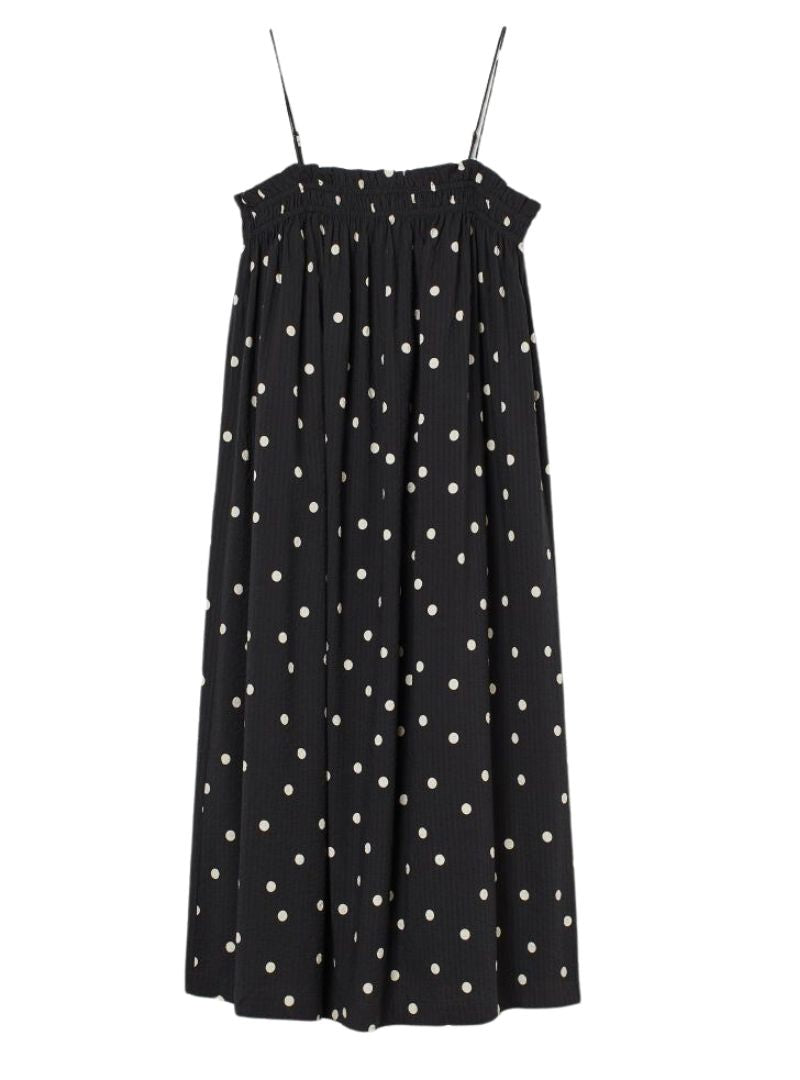 POLKA DOT MIDI DRESS