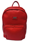 Ditsibi Genuine Leather Backpack - Red