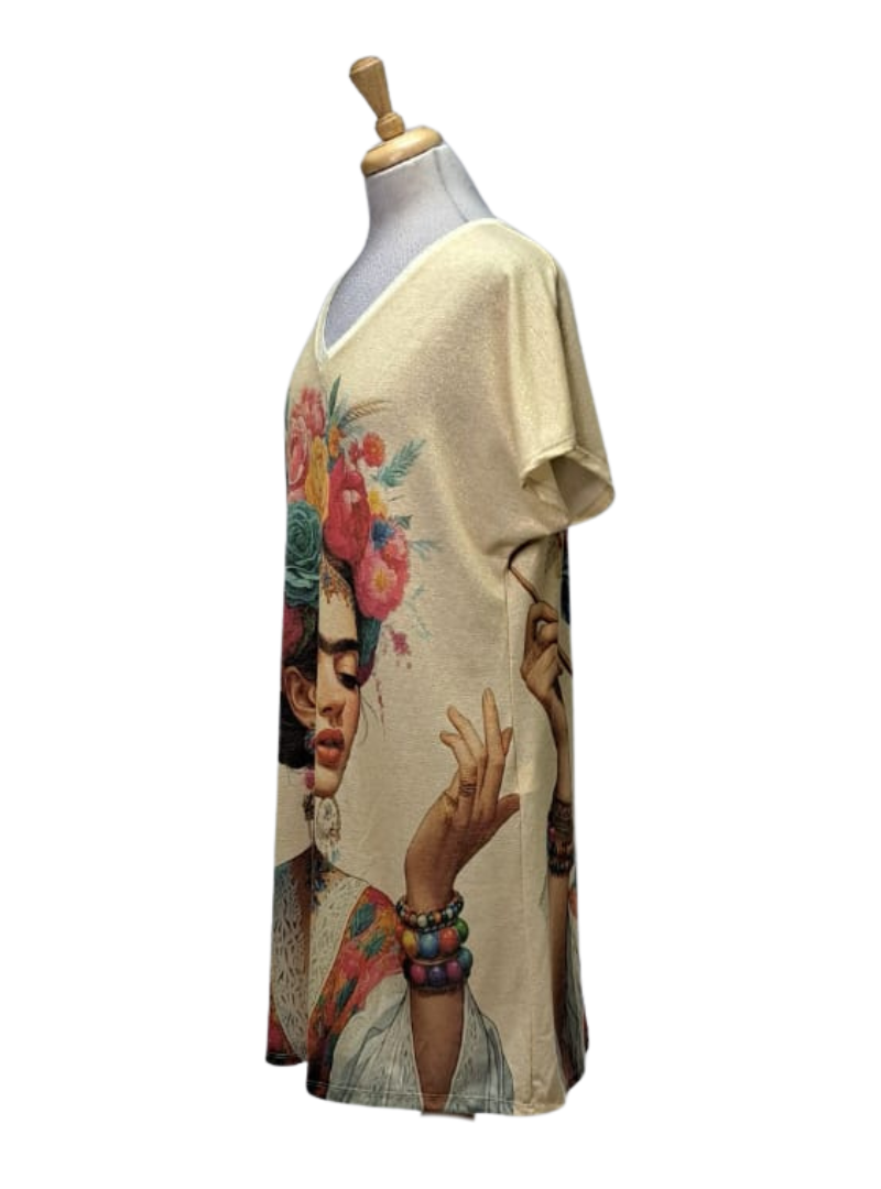 Made In Italy Ladies Estelle Dress - Multi colour