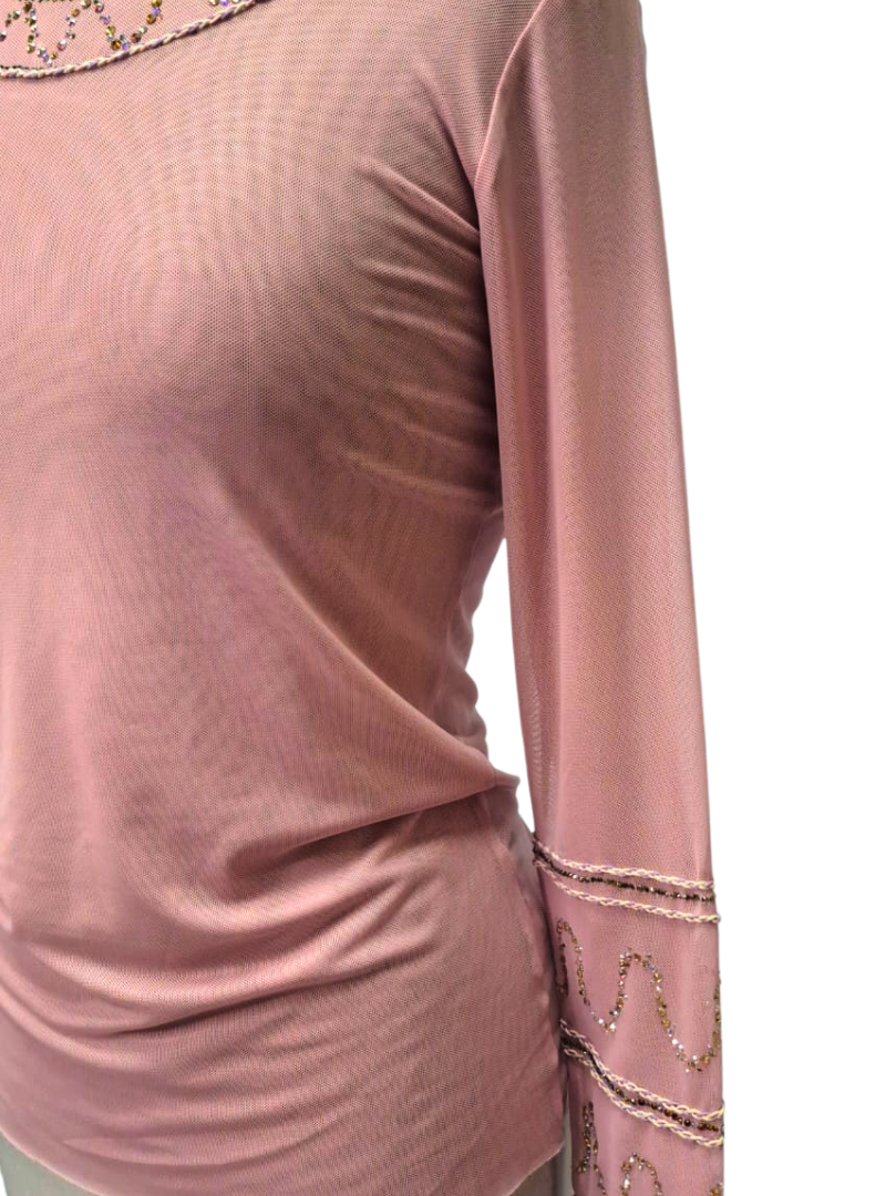 Vanessa Gounden Piper Formal Top - Pink