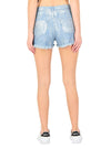 Cropp Ladies Mid Waist Denim Short - Blue/Silver