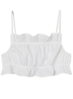 FRILL CAMI CROP TOP