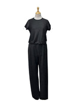 Ada Gatti Ladies Glitter Sleeveless Jumpsuit - Black