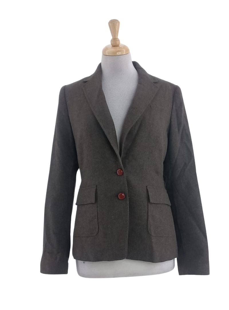 BASIC BUTTONED BLAZER JACKET