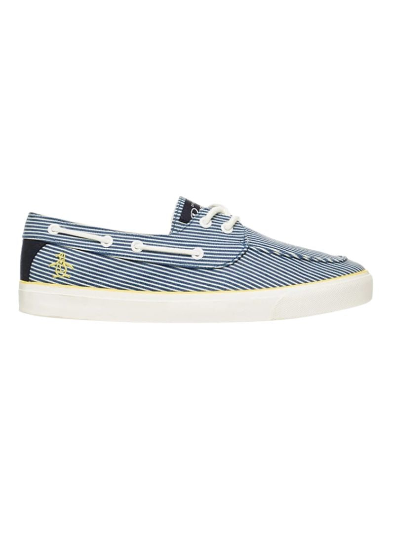 PENGUIN STRIPED CANVAS CASUAL SHOES