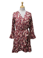 Inside Ladies Floral Dress - Red
