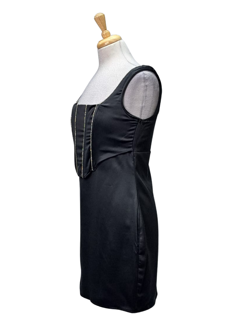 Made in Morocco Ladies Corset Dress - Black