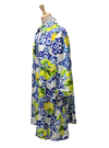 Made In Italy Lemon Printed Vivianne Ladies Dress - Blue