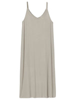 RIBBED JERSEY V-NECK DRESS