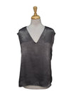 Reserved Ladies V Neck Blouse - Grey