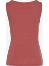 Lascana Ladies Buttoned Sleeveless Top - Maroon