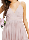 Anaya with love Ladies Mesh Dress - Dusty Pink