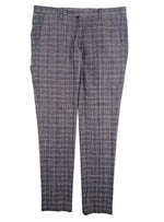 PLAID SLIM FIT TROUSER