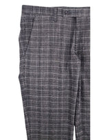 PLAID SLIM FIT TROUSER