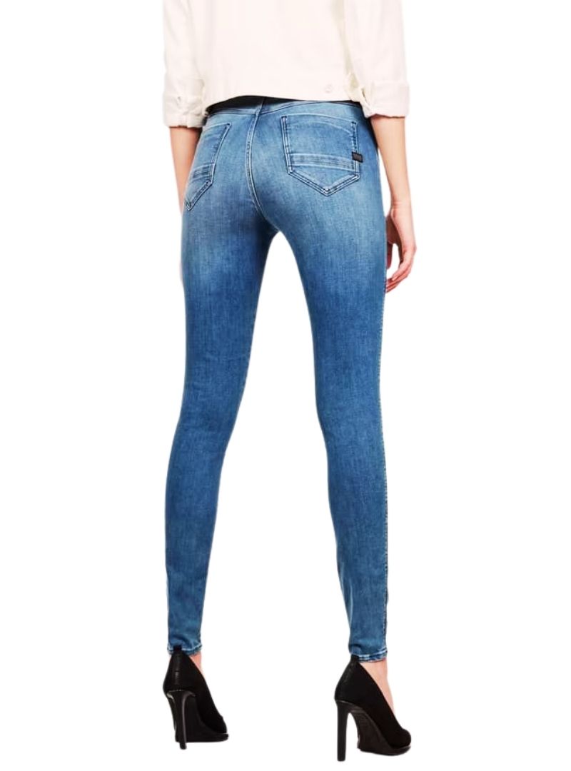 G Star Raw Denim Ladies High Skinny Jean - Blue
