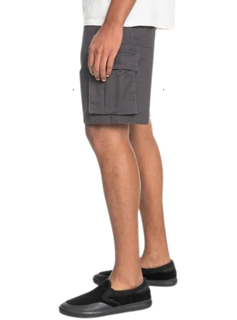 Review Mens Relaxed - Cargo Shorts - Dark Grey
