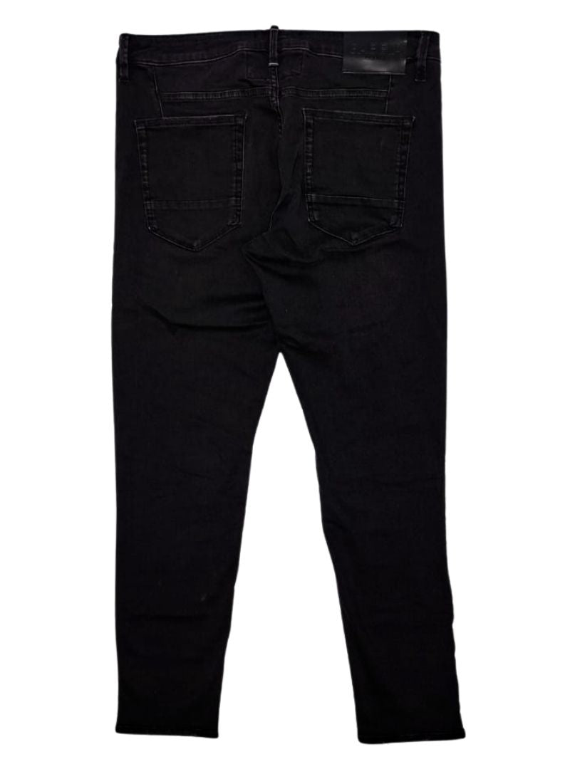Gabbia Denim Mens Basic Fade Jeans - Black