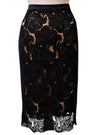 Vanessa Gounden Ladies Giorgina Formal Skirt - Black/Beige
