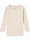 Name It Kids Rib Long Sleeve Top - Beige