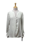 Drykorn Ladies V-Neck Blouse - Grey