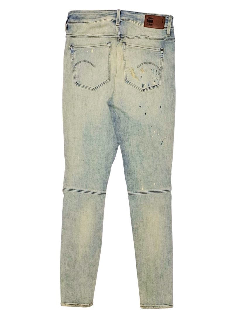 G-Star Raw Denim Ladies Biwes High Skinny Jean - Light Blue