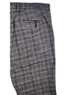 PLAID SLIM FIT TROUSER