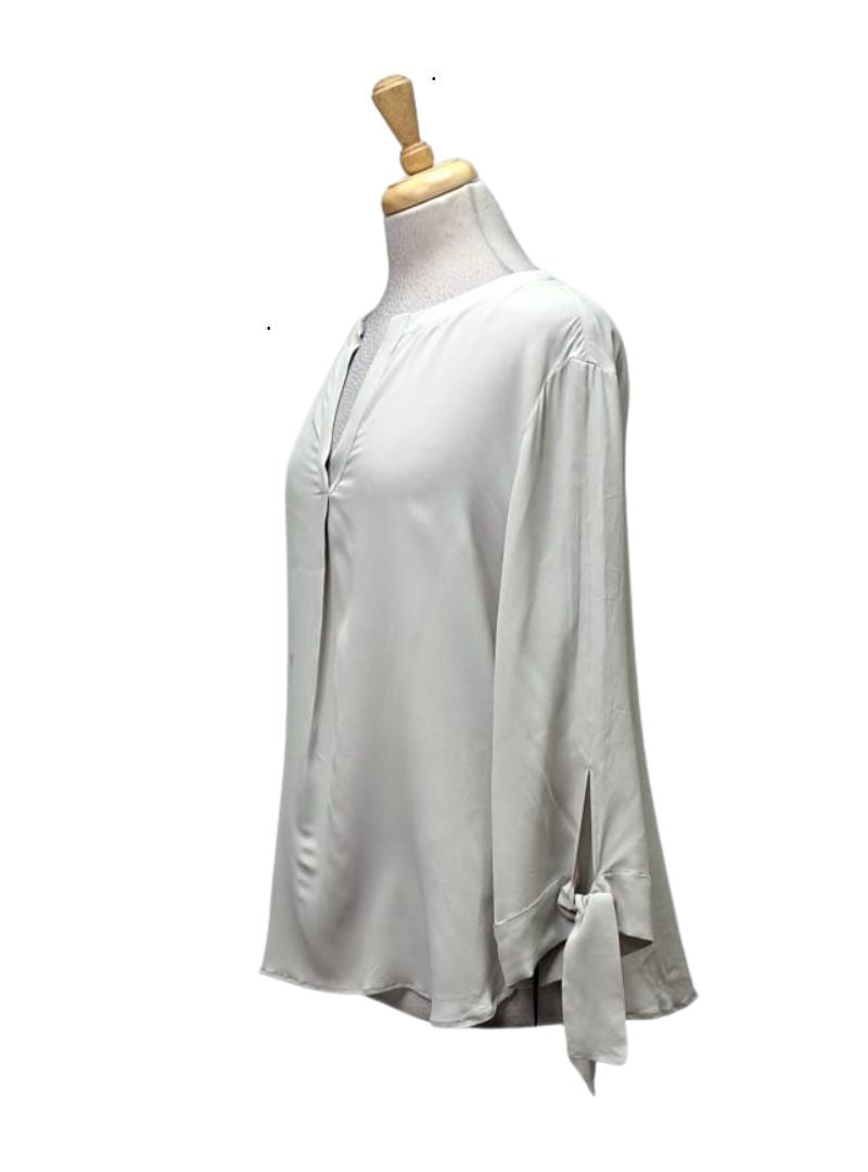 Drykorn Ladies V-Neck Blouse - Grey