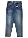 G Star Raw Denim Ladies Janeh High Mom Ankle Jean - Blue