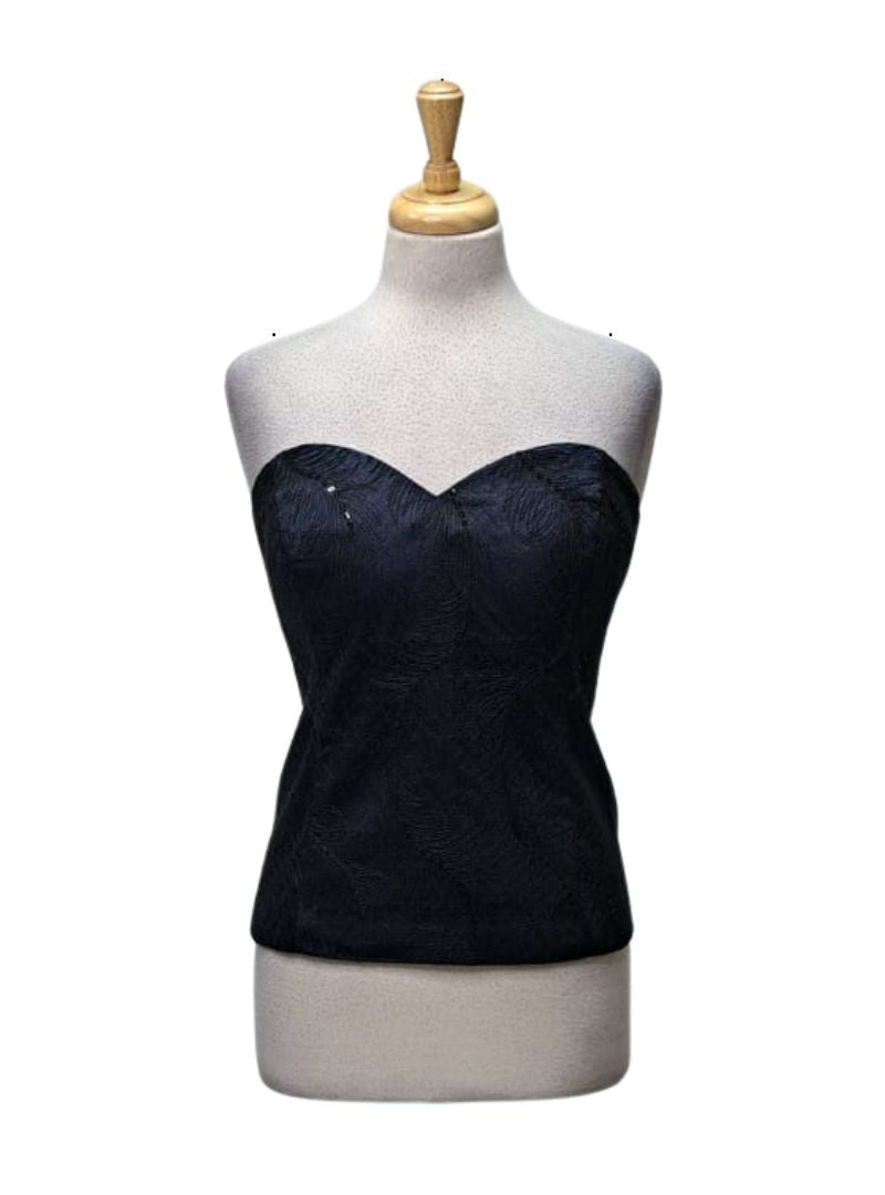 Breal Ladies Boob Tube Detailed Top - Royal Blue